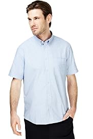 Button-Down Collar Checked Shirt