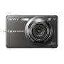 Sony DSC-W300 Titanium-Coated Digital Camera - Black (13.6MP, 3x Optical Zoom) 2.7" LCD