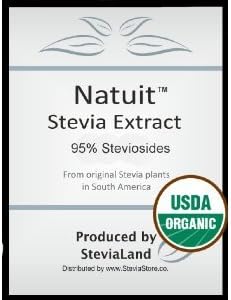 250 gr (0.5 LB) 5,500 serv. # FREE SHIPPING # Stevia Extract 95% + seeds | NATUIT