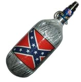 Crossfire Rebel Flag Fixed Low Pressure - 5 Year N2 Tank - 45ci 4500psi