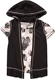 FULL TILT Heart Screen Wrap Girls 4-6X Top