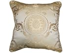 Prestige Damask 18 X 18 Decorative Cushion Cover - Beige