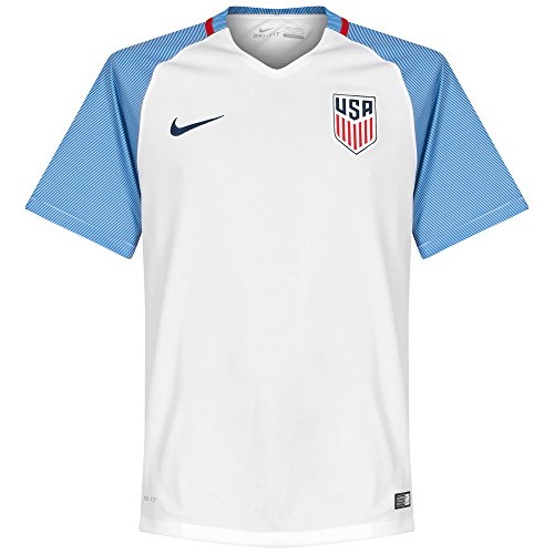 Nike Kid's United States Home Stadium Soccer Jersey (White)