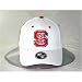North Carolina State Wolfpack One-Fit NCAA Cotton Twill Flex Cap (White)