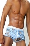 Rufskin MARCO Squarecut Swimsuit - Lt-Blue