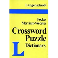 Pocket Crossword Puzzle Dictionary