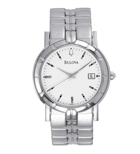 Bulova Mens 96G57 Silver-Tone Watch