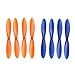 Coolplay 6 Sets Hubsan X4 H107 H107D H107C H107L Blades Propellers Spare Parts for Hubsan RC Quadcopter - 6 Color