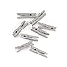 Hortense B. Hewitt 8 Count Glitter Clothespins, Mini, Silver