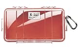 Pelican Blue 1010 Micro Case with Clear Lid and Carabineer