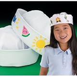 White Sailor Hats 1 ct