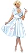 Hop Diva Adult Blue 50s Costume - Womens Medium
