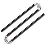 Black Hardwood 3 Section Staff