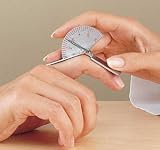 Stainless-Steel Finger Goniometers. Short Finger Goniometer - Clearly marked numbers make measuring