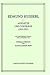 Book Aufsätze und Vorträge 1911-1921 (Husserliana: Edmund Husserl)