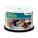 Verbatim LightScribe - 30 x DVD-R - 4.7 GB 16x - LightScribe - spindle - storage media