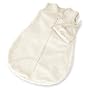Kiddopotamus Beddiebye Luxe Wearable Blanket & Sleep Cap Double Sided Velboa, Ivory