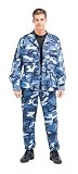 Military Sky Blue Camouflage Ultra Force BDU Pants