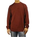 Mens Phat Farm red cotton fleece sweater. Very high quality urban pullover sweatshirt with ribbed collar and cuffs, large logo embroidered on the front. Great authentic hip hop designer top to match with various street styles.