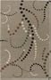Surya Cabana Joe Cabana 2-Feet 6-Inch by 8-Feet Hand Tufted Rug, neutral dots