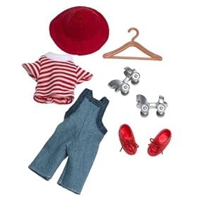 Madeline: Roller Skating Outfit for 8" Poseable Dolls