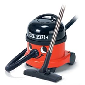Numatic NRV200-22 Red Commercial Bagged Cylinder Vacuum Cleaner, Red