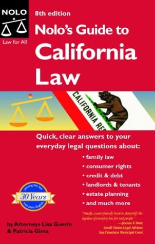 Nolo's Guide to California Law