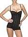 Vedette Womens 136 Megane Open Bust Bodysuit w/Lace Trim Black