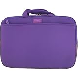 PC Treasures SlipIt! Pro 15.6-Inch Neoprene Case with Zippered Pockets - Purple