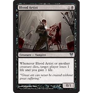 Blood Artist vampire theme deck card