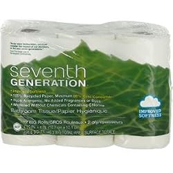 Seventh Generation, Bath Tissue 12Rl Pck, 1-Each (04 Pack)