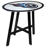 Tennessee Titans Wooden Pub Table With Glass Top
