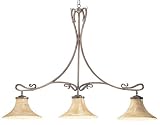 Arabesque Collection Three Light Island Chandelier
