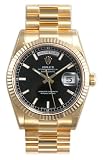 Rolex Oyster Perpetual Day-Date 18kt Yellow Gold Mens Watch 118238-BKSP