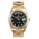 Rolex Oyster Perpetual Day-Date 18kt Yellow Gold Mens Watch 118238BKSP by Rolex