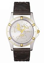 Disney Men's Mickey Mouse Braided Leather Strap Watch #MU2559-MT