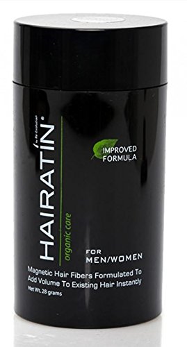 Hairatin (By Revolution) Hair Fibers All Natural Organic Keratin Protein Instant Hair Thickening System 