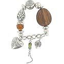 Schmuck-art Armband Stones Ronja silver/brown 18 cm 22016