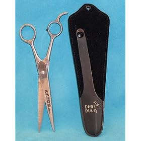 41HFPC s4 L. SL500 AA280  Dubl Duck Economy 8.5 Straight Grooming Scissors