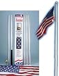 20 Foot Flagpole with 3'x5' Embroidered US Flag