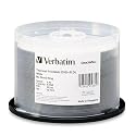 Verbatim DVD+r Double Layer, 8.5GB, 2.4X,WHITE Thermal Printable, 50/SPINDLE