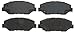 ACDelco 14D914C Advantage Ceramic Front Disc Brake Pad Set with Wear Sensor