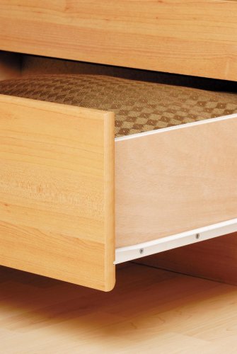 Prepac Sonoma Maple Queen Platform Storage Bed (6-drawers)