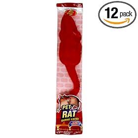 Jelly Belly Gummi Pet Rat, 3-Ounce Packages (Pack of 12)