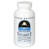 Source Naturals Vit E d-alpha Toco 1000 IU, 100 softgels (Pack of 2)