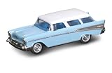 1957 Chevrolet Nomad Blue 1/43 Diecast Car Model