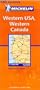 Carte RGIONAL Western USA, Western Canada