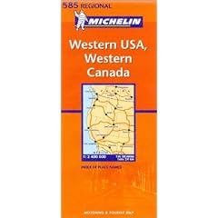Carte routi�re : Western USA, Western Canada, N� 11585 (en anglais)