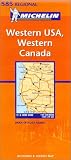 Carte RGIONAL Western USA, Western Canada