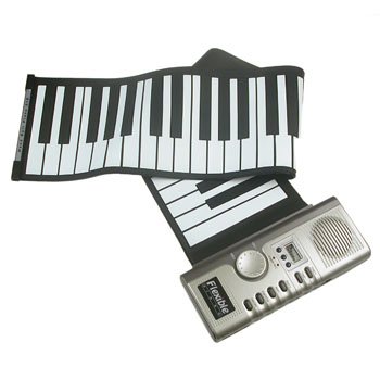 Portable 61 Key Roll Up Soft Keyboard Piano MIDI product image